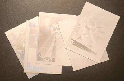 Marvel Universe 1991 hologramas insertar juego de 5 tarjetas  Foto 1 de 2