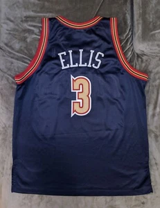 DALE ELLIS Starter AUTHENTIC Denver Nuggets Jersey 48 NBA Mutombo Sonics Bucks - Picture 1 of 5