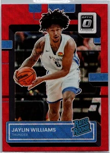 2022-23 Donruss Optic Jaylin Williams Thunder Red Wave Prizm Rated Rookie #246 - Picture 1 of 2