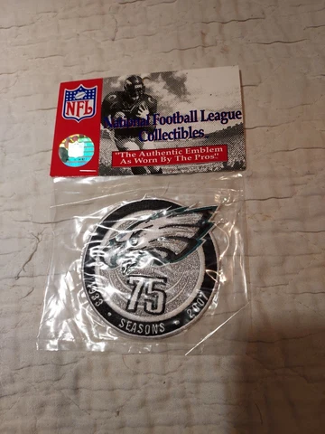 2007 Philadelphia Eagles 75th Anniversary Season Jersey Patch new in bag offical Cover