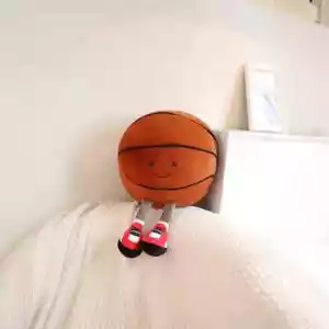 Jelly Cat Plush Toy Basketball Doll Bedroom Decor Birthday Gift - Picture 1 of 2