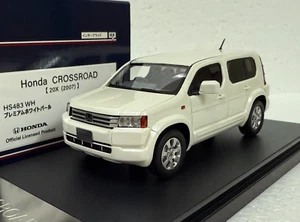 1:43 Hi Story HS483WH Honda Crossroad 20X 2007 White resin scale model car - Picture 1 of 13