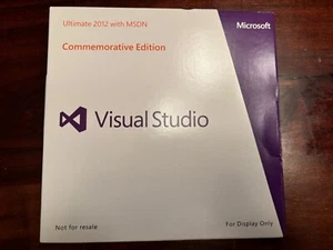 Visual Studio Ultimate 2012 MSDN, SKU H9F-00318, Full Version Display No Key - Picture 1 of 5