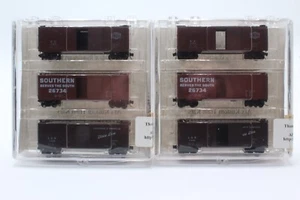 N Scale Al's Kustom Trains 6 Mixed Box Cars | 2-3Packs | NIB | MT Couplers/truck - Picture 1 of 6