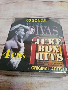 VintageThe Jazz Divas Juke Box Hits 4 CD Billie Holiday Ella Fitzgerald Sealed - Imagen 1 de 6