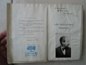 Emile HENRIOT : LES OCCASIONS PERDUES, 1931. Ex. du photographe MICHEL. - Picture 1 of 12