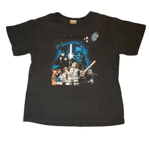 Size XL Youth 2013 Lego Star Wars Trilogy T-Shirt Mens Small Darth Vader Graphic - Picture 1 of 4