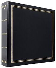 MBI 400 Pocket 3-Ring 4x6 Library Collection Photo Album Black