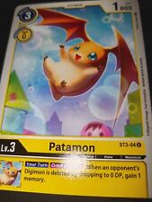 Digimon TCG - PATAMON (Genuine English Yellow Card CCG)