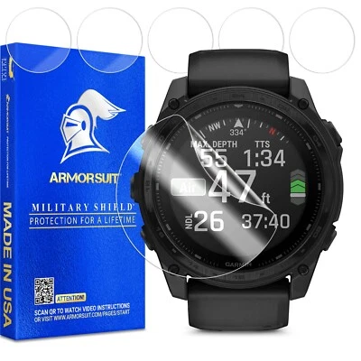 [6 Pack]ArmorSuit MilitaryGrade Screen Protector Film for Garmin Tactix 8 (51mm) - Image 1 of 4