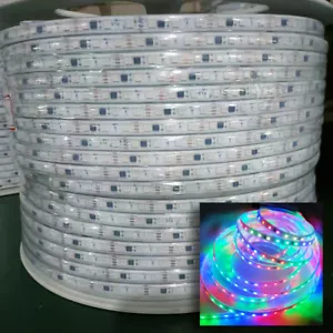 16703 IC Addressable 5050 RGB LED Pixel Strip Light Dream Color IP67 Dual Signa - Picture 1 of 13