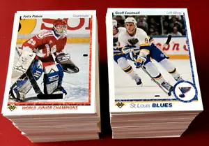 1990-91 Upper Deck Hockey (más de 300 cartas) Lote - Imagen 1 de 2