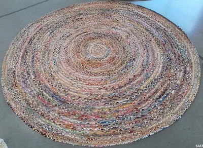 Alfombra BEIGE / MULTI 7' X 7' RD defectuosa, precio reducido 1172778905 CAP202B-7R Foto 1 de 4