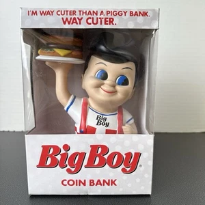 Bob’s Big Boy Coin Bank Restaurant Mascot Piggy Bank “Way Cuter.” - NEW IN BOX - Picture 1 of 6