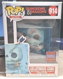 Funko Pop D & D Gelatinous Cube Blue 2023 Wondrous Convention Exclusive LE #914 - Picture 1 of 13
