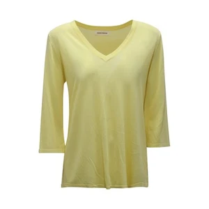 M3145 MAGLIA MANICA 3/4 DONNA SANDRO FERRONE WOMAN V-NECK SWEATER - Picture 1 of 4