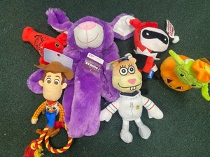 Lot 6 P.L.A.Y Dog Toys Chewy Rope Hidden Seek Squeak Crinkle Fetch Detachable - Picture 1 of 1