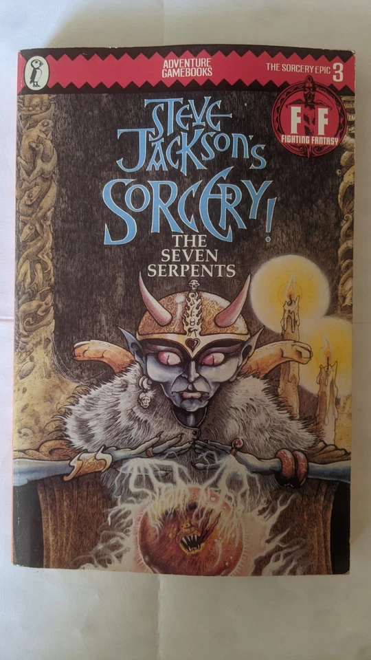 The Seven Serpents Steve Jackson Sorcery Fighting  Fantasy - Image 1 of 1