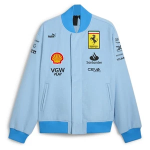 PUMA Scuderia Ferrari Team Miami Varsity Jacket Mens Size XXL Casual Athletic O - Picture 1 of 2