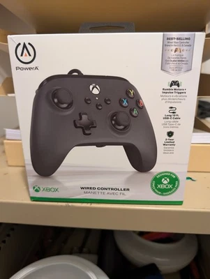 PowerA Enhanced Wired Controller for Xbox One Series X/S - Black - Image 1 of 2