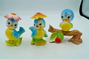 DE COLECCIÓN SALERO Y PIMENTERO LEFTON BLUEBIRD ANTROPOMÓRFICO JAPÓN AÑOS 50 + BONIFICACIÓN - Imagen 1 de 10