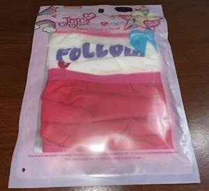 HALLOWEEN JoJo Siwa Face Masks Washable Reusable One Size ages 4+ Color RED 2pc - Picture 1 of 7