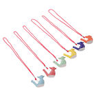  6 Pcs Water Whistle Party Favors Bird Call Toy Kids Loud Travel Multicolor