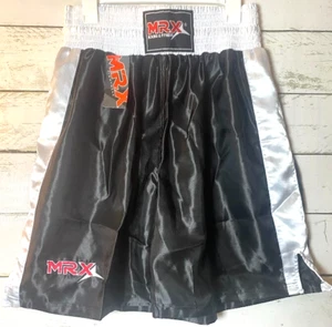 Neu mit Etikett MRX Boxen Kickboxen MMA Trunks Shorts Erwachsene XXL schwarz Fitness Kampf - Bild 1 von 9