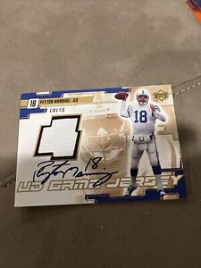 2000 Upper Deck Peyton Manning Auto Relic UD Game Jersey Autograph Card #PM-A