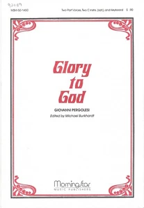 Vintage Sheet Music Glory to God Giovanni Pergolesi SATB MorningStar MSM501450 - Picture 1 of 3