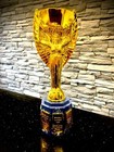 Trofeo Coppa del Mondo Rimet campionato di calcio souvenir collezione vintage