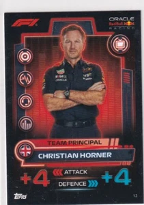 Topps F1 Turbo Attax 2023 Formel 1 Karte Nr. 12 Team Principal Christian Horner - Picture 1 of 1
