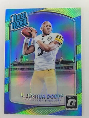 2017 Donruss Optic Rated Rookie Joshua Dobbs Lime Green Prizm RC #181 - Image 1 of 2