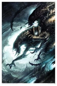 Alien Aliens More Than Human Dark Horse Comics Cover Fine Art Lithograph Print - Picture 1 of 1