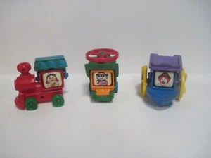 1991 McDonald Characters Boat Helicopter Train Boat Happy Meal Toy Set - Picture 1 of 6