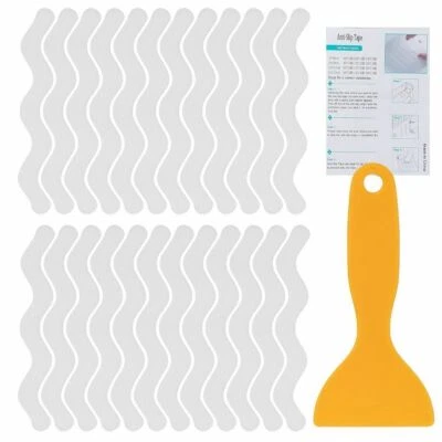 24 PIEZAS Adhesivos para Bañera Ducha Tiras de Agarre Antideslizantes Seguridad Pisada de Piso Foto 1 de 4