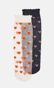 Becksöndergaard Dagmar Hearts Socks 2er Pack Feinstrümpfe Herzen OneSize OVP 20€ - Bild 1 von 6