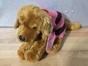 Robinsons May Meier&Frank plush Puppy Dog Stuffed Animal Rare-Breast Cancer-NWTs - Picture 1 of 9