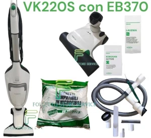 VORWERK FOLLETTO VK 220 S BATTITORE EB370 TAPPETI MATERASSI TUBO KIT ACCESSORI - Imagen 1 de 11