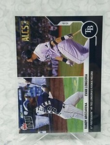 2020 TOPPS NOW #420 RANDY AZOZARENA TAMPA BAY RAYS 6TH HOME RUN IN POST SEASON