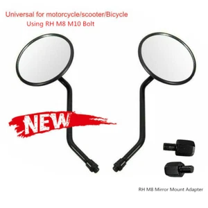 Motorcycle Mirrors For Suzuki PE175 PE250 PE400 RV90 RV125 T250 PE RV - Picture 1 of 11