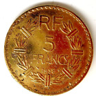 5 Francs Lavrillier 1938 Bronze Aluminium Etat Qualité