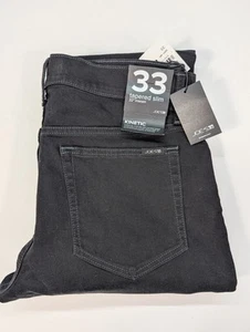 Joes Jeans Kinetic Slim Tapered Black Jeans Men's Size 33x32 - Picture 1 of 10