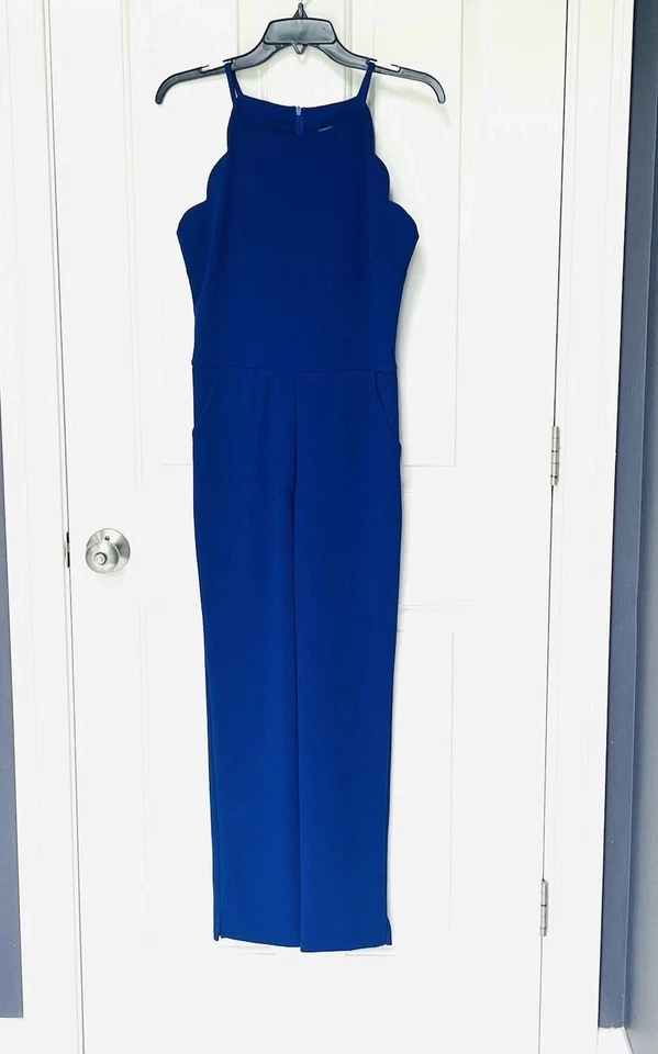 Terno de salto azul royal aquático tamanho M - Imagem 1 de 4