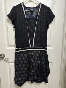 Kinder Aggugini Macy’s Limited Edition 2011 Black Bubble Hem Mixed Print - Picture 1 of 18