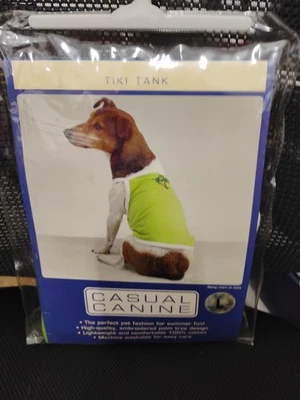 Camiseta sin mangas Tiki canina informal talla grande Foto 1 de 4