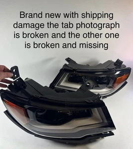 Headlight For 2017-2021 Jeep Compass HID/Xenon LED DRL Projector Head Lamp Pair - Foto 1 di 12