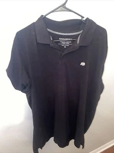 Banana Republic Solid Organic Cotton Pique Polo XL Black - Picture 1 of 2