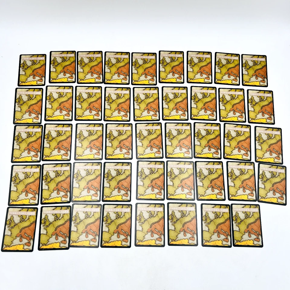 Risk Godstorm 2004 Avalon Hill Game Parts 44 Territory Cards - Image 1 of 1