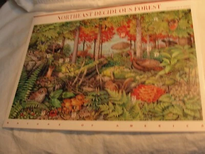 37 CENT NORTHEAST DECIDUOUS FOREST PLATE BLOCK Z1494 - Image 1 of 3